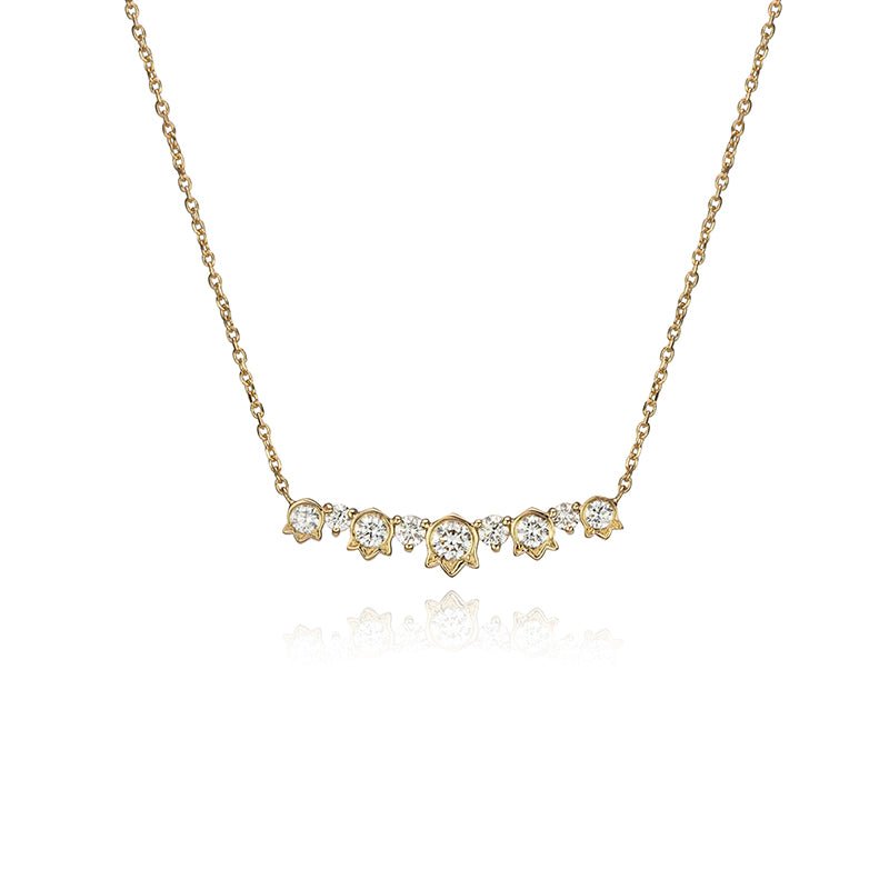 Catherine Diamond Swag Necklace - Bramston Goldsmithing