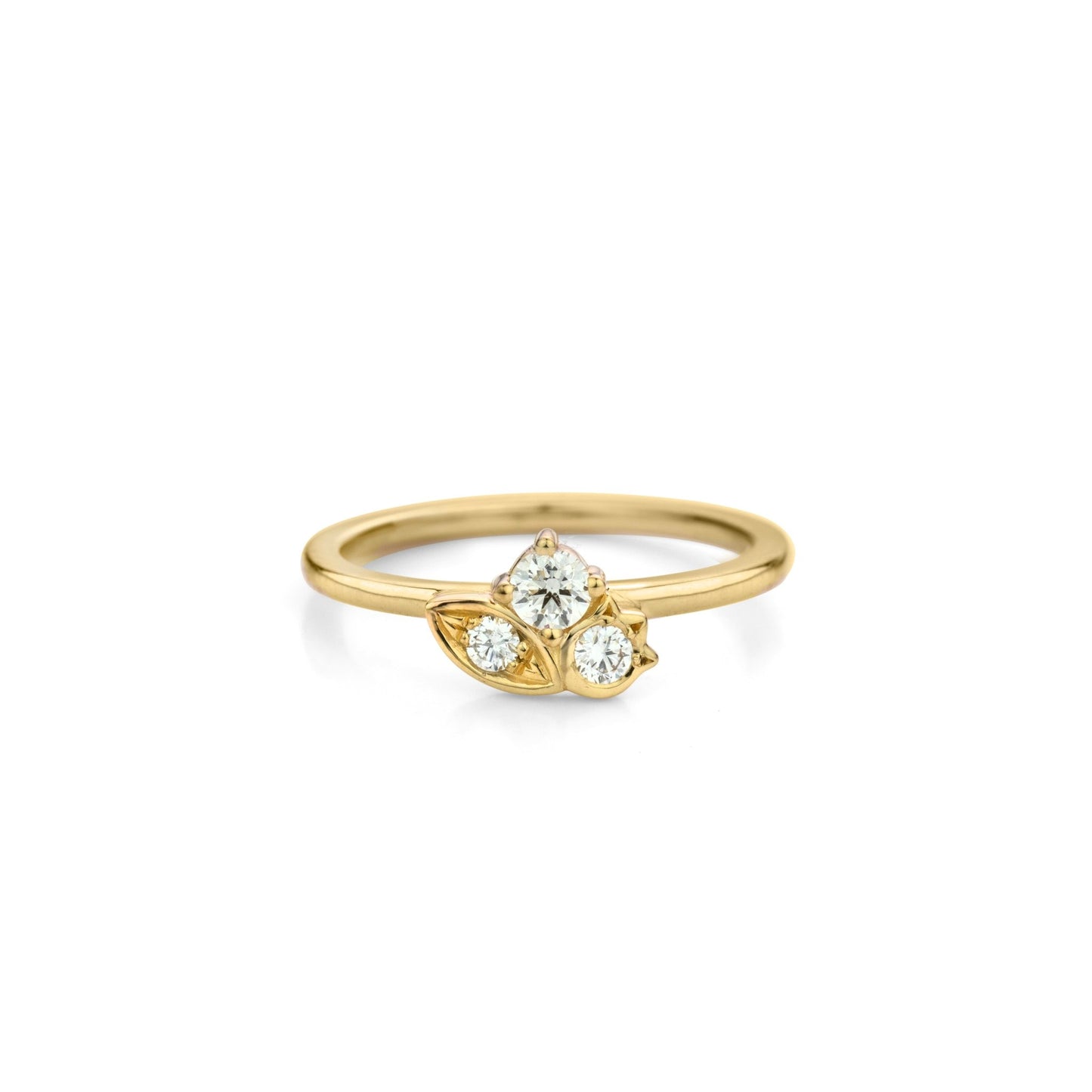 Claire Diamond Trio Ring - Bramston Goldsmithing