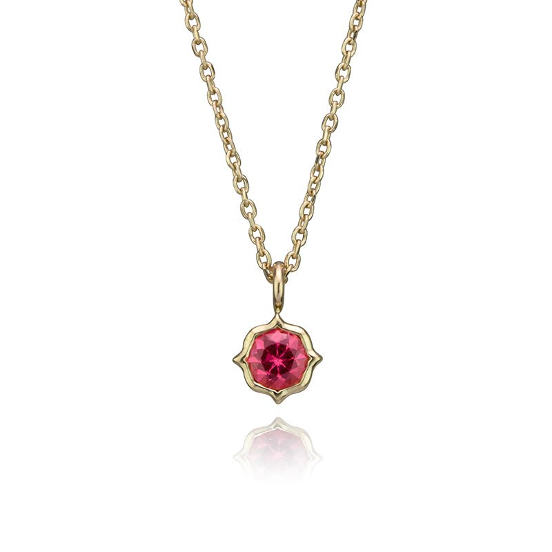 Stella Hot Pink Spinel Necklace - Bramston Goldsmithing