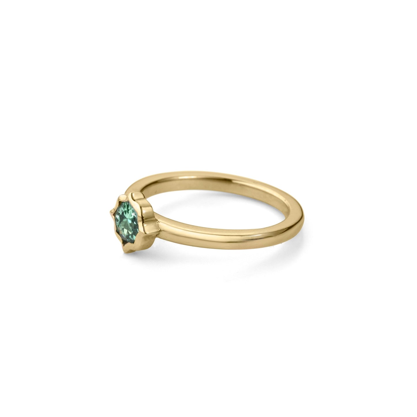 Stella Mint Tourmaline Ring - Bramston Goldsmithing