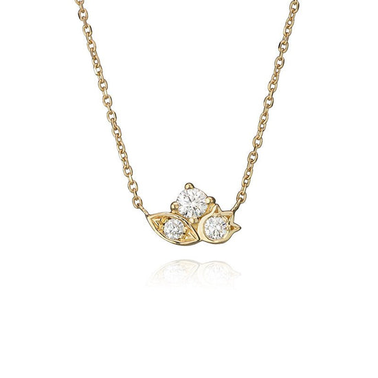 Load image into Gallery viewer, Claire Diamond Trio Necklace - Bramston Goldsmithing
