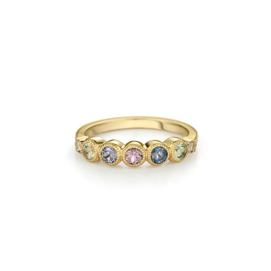 Load image into Gallery viewer, Laurette Pastel Montana Sapphire Band
