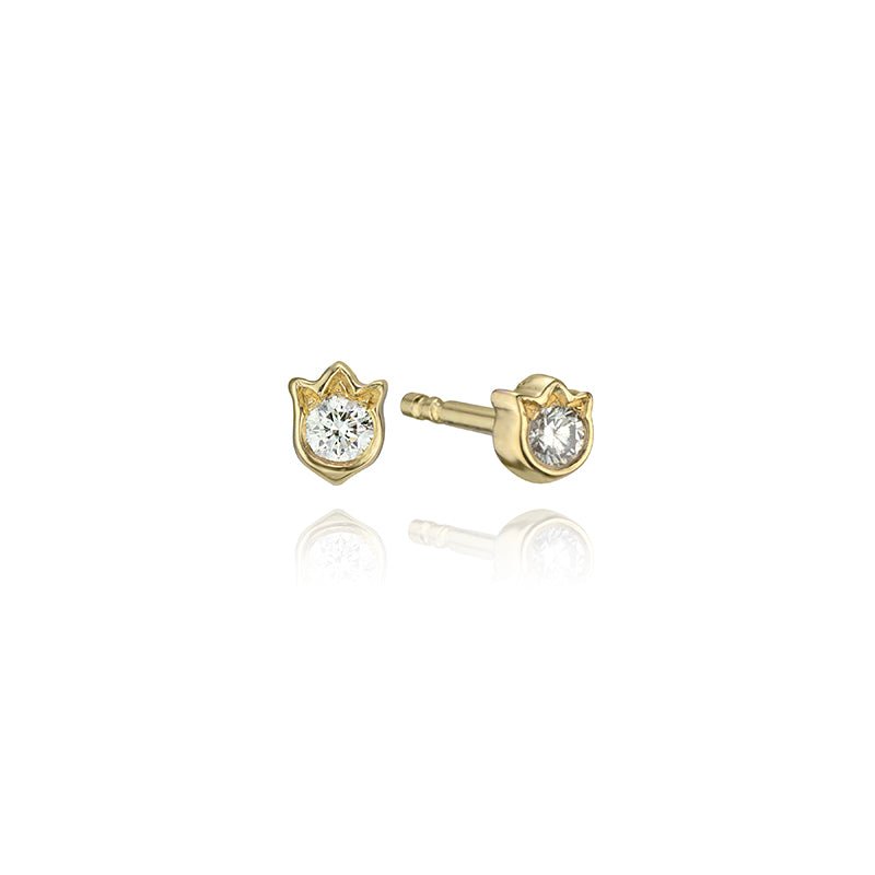 Signature Diamond Stud Earrings - Bramston Goldsmithing